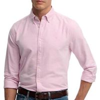 superdry camisa manga larga preppy para hombre