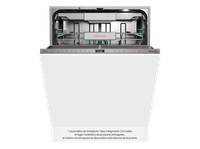 lavavajillas integrable - hisense hv673a65 16 servicios 7 programas 598 cm tercera bandeja wi fi sin panelar