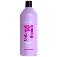 matrix total results unbreak my blonde strengthening conditioner for chemically over-processed hair 1000ml