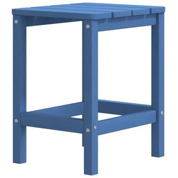 Mesa De Jardín | Mesa De Exterior Adirondack Hdpe Azul Agua 38x38x46 Cm