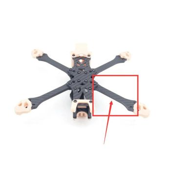 Repuesto del brazo del marco STEELE5 PLUS de 220 mm de grosor de 5 mm para RC Drone FPV Racing