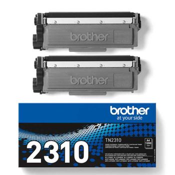 Original Multipack Brother HL-L2360DW Printer Toner Cartridges (2 Pack) -TN2310