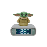 lexibook - despertador digital star wars con luz de noche 3d y efectos sonoros 15x10x20 cm rl800sw