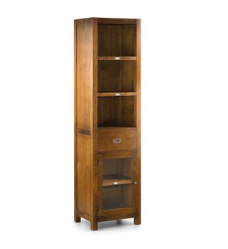 Librería de madera de mindi marrón alt. 190 cm