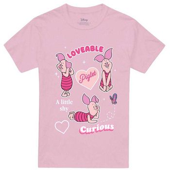 Dessins Animés Camiseta Cute And Curious para mujer