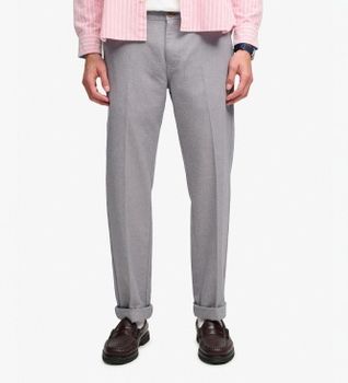 Superdry para hombre. M7011485A Chinos Premium Textured Regular gris (30/32), Casual, Algodón