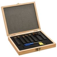 set de herramientas de torneado indexable 12 pzas 12x12mm 80mm vidaxl