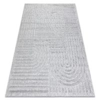 alfombra santo sisal 0989 geometrica gris  200x290 cm