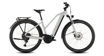 Cube nuride hybrid performance 600 trapeze bicicleta trekking electrica shimano cues 10s 600 wh 29   desert stone beige green 2026