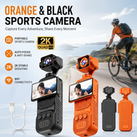 camara de accion 2k hd pantalla abatible de 32 pulgadas 280    lente giratoria control por aplicacion seguimiento de movimiento para deportes al aire libre