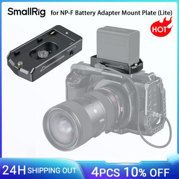 SmallRig para placa adaptadora de batería NP-F Lite para batería Sony NP-F, con puerto de salida de 12 V/7,4 V, indicador LED de batería baja - 3018