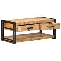 mesa de centrormesa auxiliarrmesita de centro 90x50x38 cm de madera maciza de mango