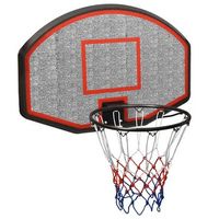tablero de baloncesto polietileno negro 90x60x2 cm vidaxl