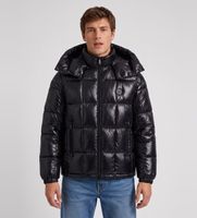 ax armani exchange para hombre xm003344af23755uc001 abrigo plumon elegant negro m casual poliamida