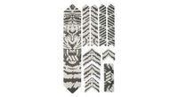 all mountain style honeycomb xl 10 pcs frame guard kit   tiger   clear