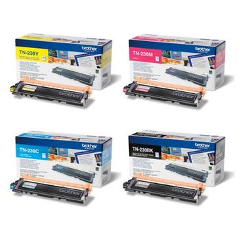 Original Multipack Brother MFC-9125CN Printer Toner Cartridges (4 Pack) -TN230BK