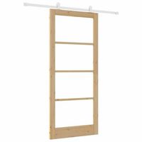 puerta corredera orkdal natural 93 x 211 cm vidaxl