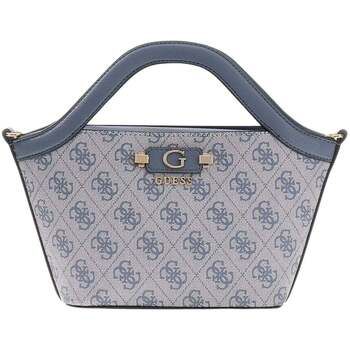 Guess Bolso de mano Bolso Tote Lindsey Mini Logo Slate para mujer