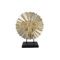 figura resina cristal 47x18x565 elefante dorado