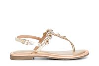 sandalias joya de piel gold 39