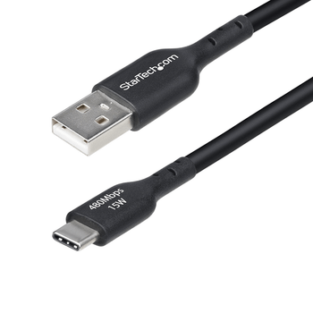 Cable Cargador USB-A a USB-C de 4m - USB-A a USB Tipo C M/M - Negro