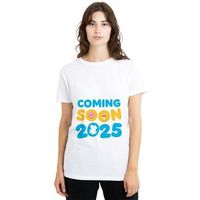 dessins animes camiseta coming soon 2025 bump para mujer
