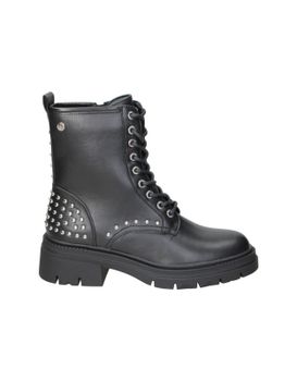 Botines Veganos Para Mujer Xti 144640 Negro Con Tachuelas 39