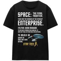 star trek tops y camisetas intro para mujer