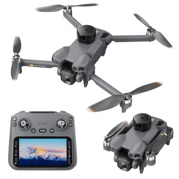 SHRC AE51 GPS 5G Repetidor FPV con pantalla LCD de 4.3 pulgadas, Controlador, Cámara dual 1080P HD, Gimbal servo, Obstác