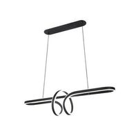 colgante nantes negro 122w 3000-4000-6000k regx100 x25cm 9760lm cremoto y regintensidad