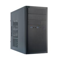 carcasa de ordenador chieftec ht-01b-op mini tower micro atx aluminio negro