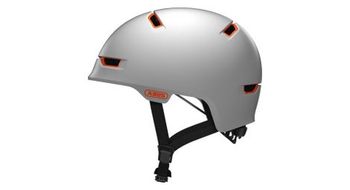 Abus scraper 3 0 ace casco polar mate blanco naranja