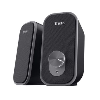 Altavoces Trust 2.0 Alámbricos 12W con conector 3,5 mm y carcasa ABS