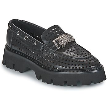 Fru.it Mocasines 8152-999-ANFIBIO-NERO-NIKEL para mujer