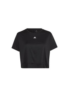 Camiseta adidas AeroReady Studio Loose Cropped Black