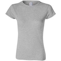 gildan camiseta manga larga softstyle para mujer