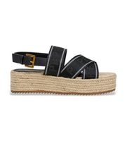 pepe jeans para mujer pls900013 sandalias lyla dance negro 40 3 a 5cm hebilla casual