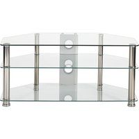 mmt rome p5cch1050 tv stand - glass