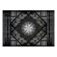papel pintado 3d - mosaico negro 200x140 cm