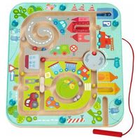 juego de destreza magnetico town maze 301056 haba