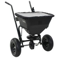 carrito de mano esparcidor de sal pvc y acero 106x73x76 cm 45 l vidaxl