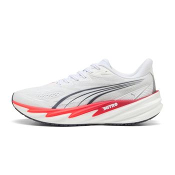 Zapatillas Puma Velocity NITRO 5 Blanco Rojo AW26, Talla 41 - EUR