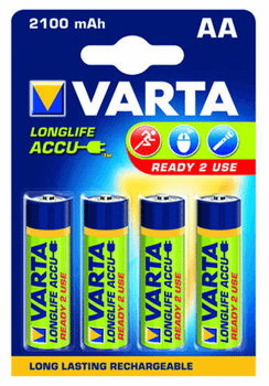 RECH.ACCU POWER AA 2100MAH BLI 4