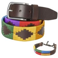 pelpe cinturon polo a iris cinturon argentino fbm multicolor para hombre