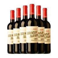 terras gauda vino tinto heraclio alfaro rioja crianza 75 cl 14 vol pack de 6 unidades