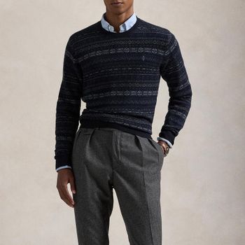 Polo Ralph Lauren Wool Knit Fairisle Jumper - M