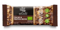 barrita ecologica de cacao y frutos secos delicatalia 40g