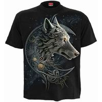 spiral camiseta celtic wolf para mujer
