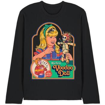 Steven Rhodes Camiseta manga larga My First Voodoo Doll para mujer