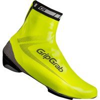 gripgrab raceaqua hi-vis waterproof overshoes hi-viz yellow